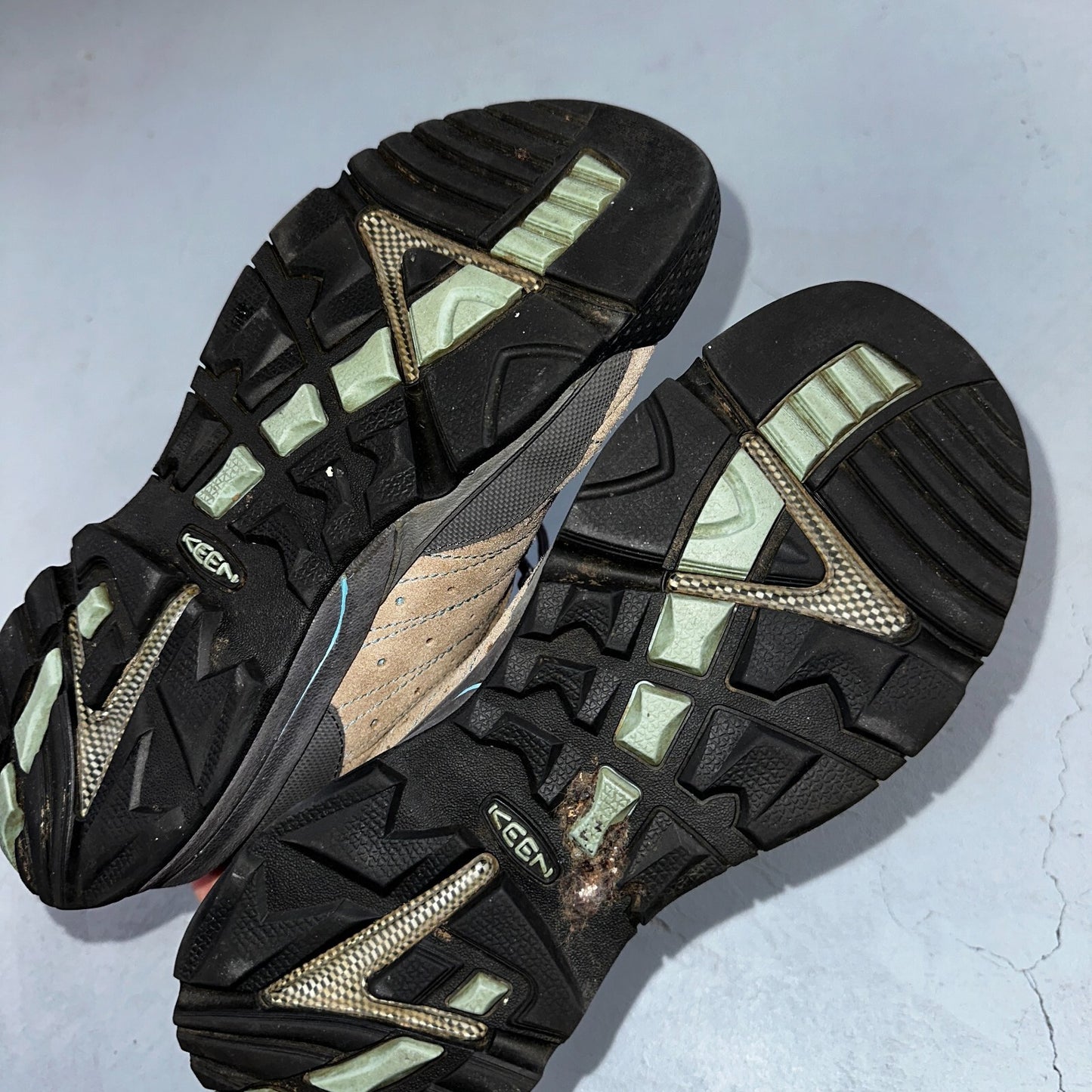 Keen Suede Leather Cap Toe Lace-Up Hiking Outdoor Shoes Women's 10