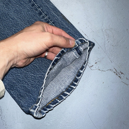 Levis 501 Vintage 90s USA 80s XX Straight Leg Jeans 35x36 Light Wash Act 32x31