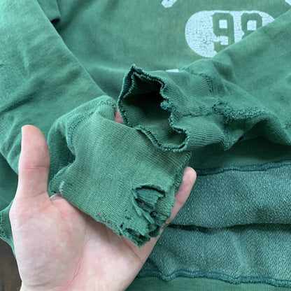 70s Vintage Champion Green USA Reverse Weave Sweatshirt L South Soccer Thrashed