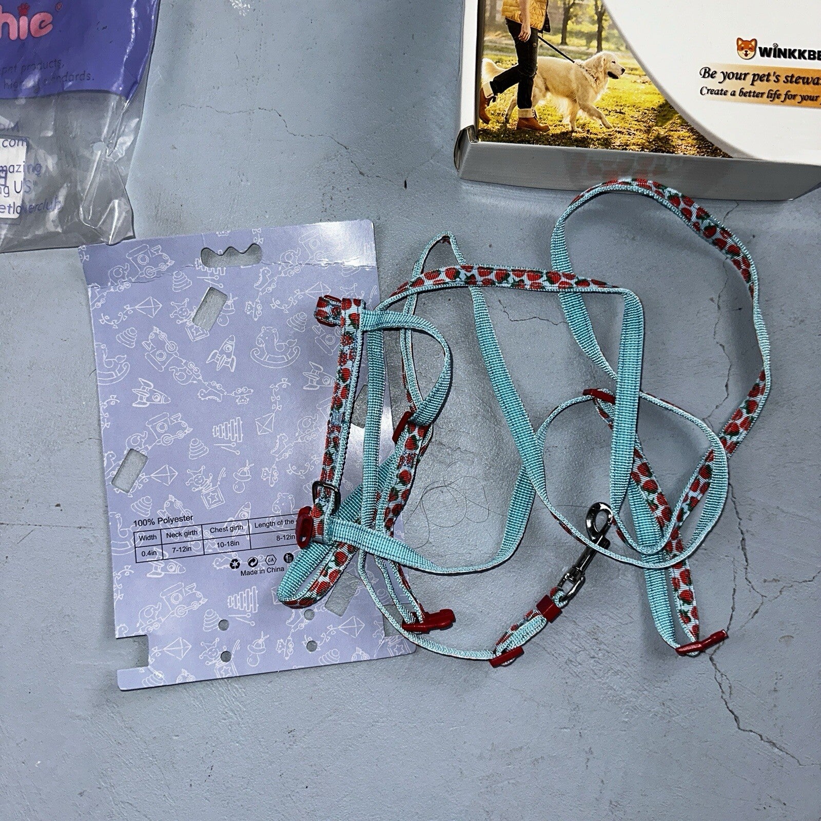 Cat Harness and Leash Escape Proof Adjustable Strap Vest Jacket for Kitten Pet