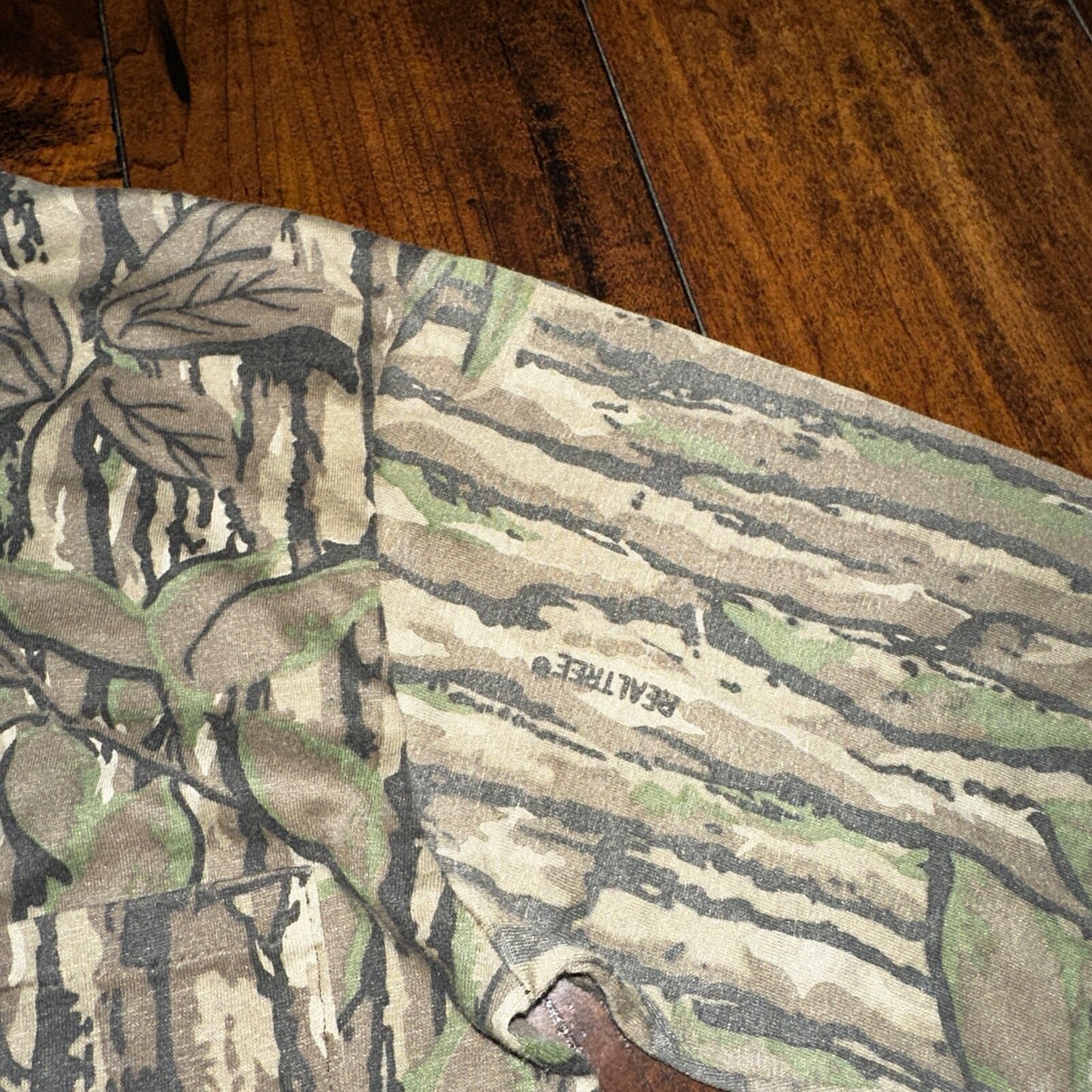 VTG Ranger Real Tree Long Sleeve Shirt Hunting Camouflage USA 90s Single Stitch