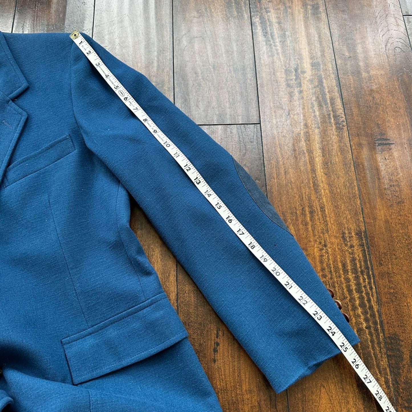 VTG Pendleton Jacket Blazer Men's 42 Blue 100% Pure Virgin Wool USA Western 70s