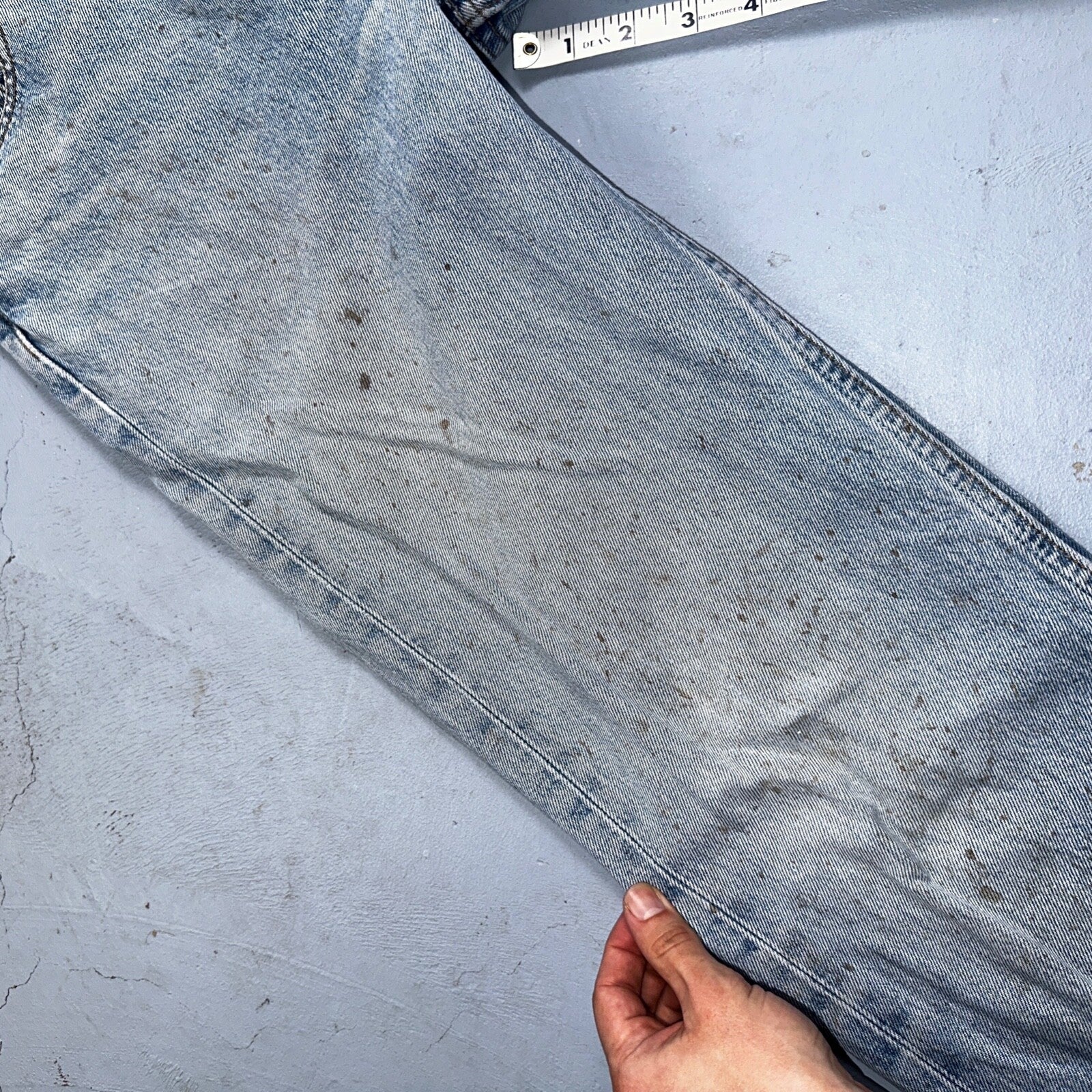 Levis 501 Vintage Y2K XX Straight Leg Jeans 33x34 Light Wash 2000s Act 31x32