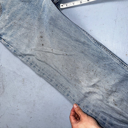 Levis 501 Vintage Y2K XX Straight Leg Jeans 33x34 Light Wash 2000s Act 31x32