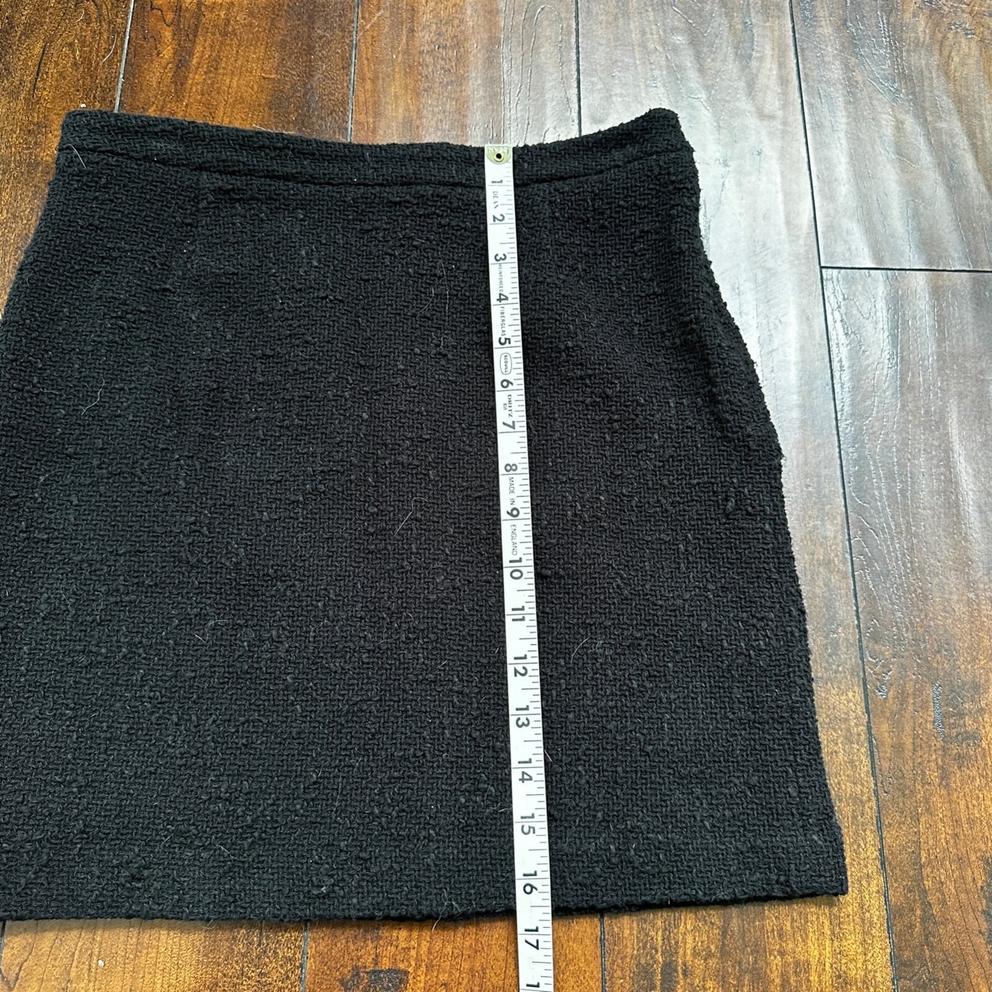 INC International Concepts Black Skirt Women's Size 8 Pencil USA VTG Short