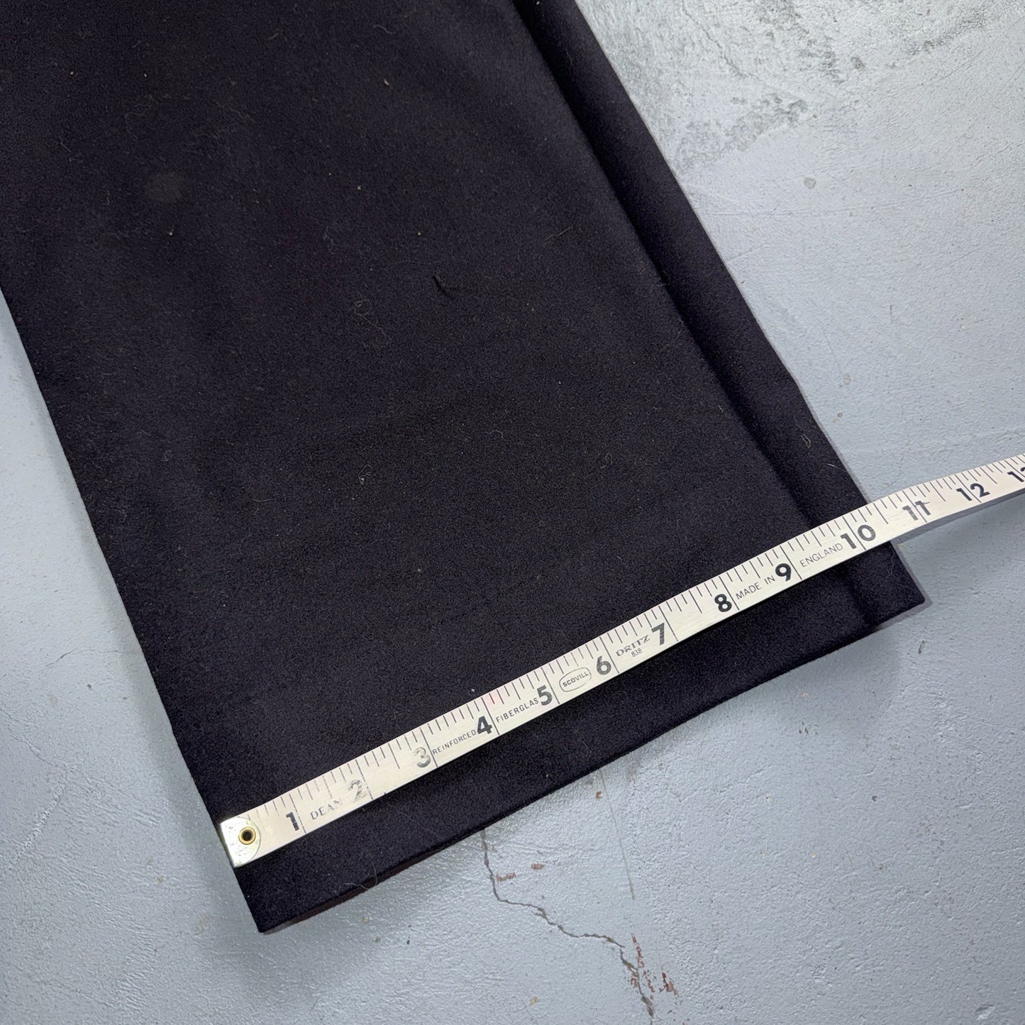 VTG 40s WWII US Naval Clothing Factory Wool Sailor Pants Navy 30L Bell Bottoms