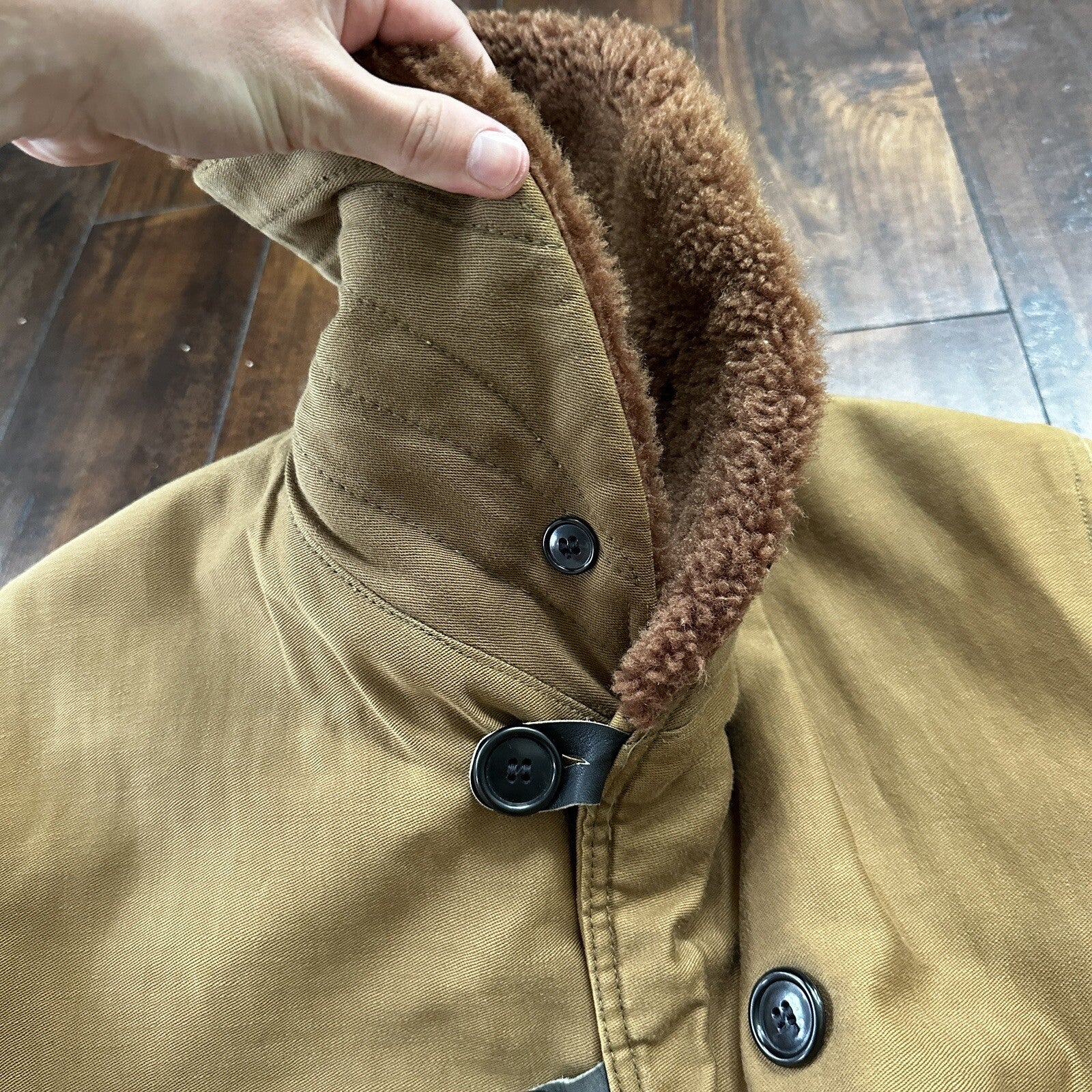 VTG 1930s 1940s USMC Deck Jacket 42 USN US Military 30s 40s Transport Mackinaw