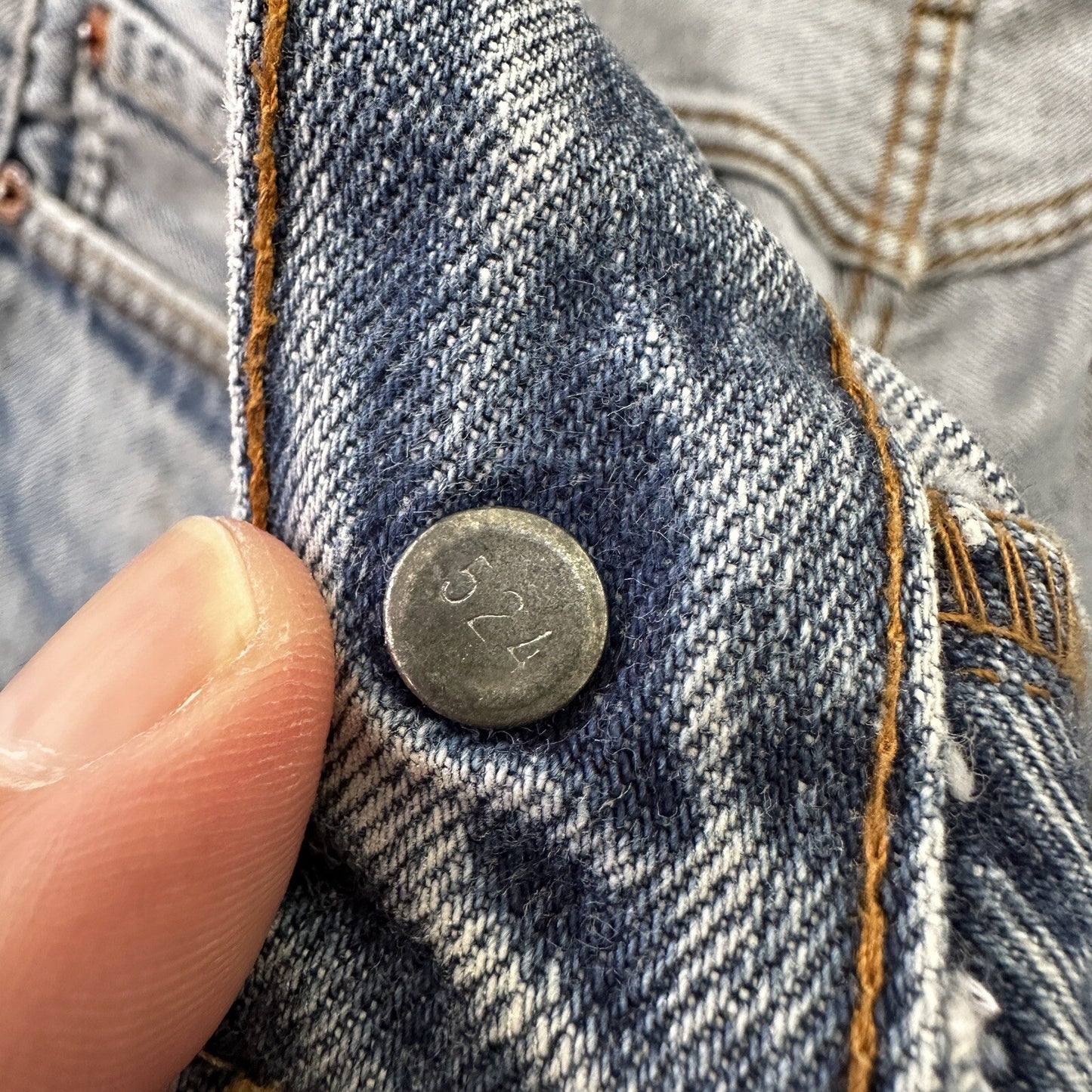 Levis Vintage 80s Redline Selvedge USA 501 XX Jeans 66 70s Light 30x33 Act 28x28