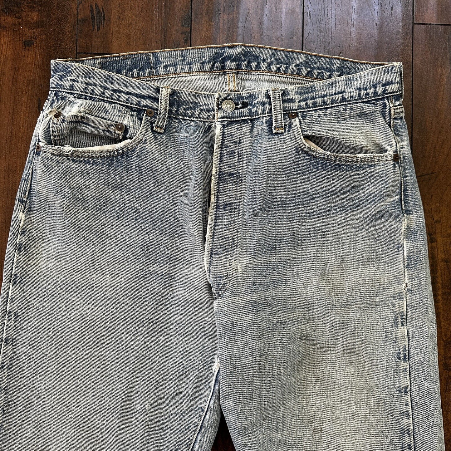 Levis VTG 70s SS Redline Selvedge USA 501 XX Jeans 66 80s 38x33 Act 34x27 CUT