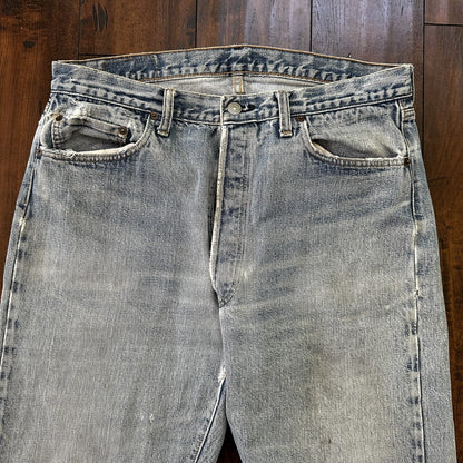 Levis VTG 70s SS Redline Selvedge USA 501 XX Jeans 66 80s 38x33 Act 34x27 CUT
