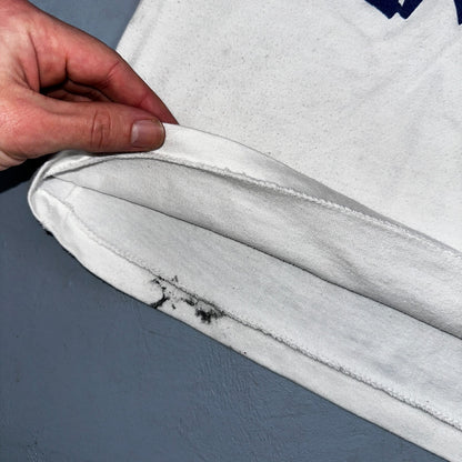 Disney Mickey Mouse Ringer 1980s VTG T Shirt Cute Boxy Crop XL 80s Movie Promo