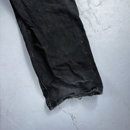 Carhartt VTG Double Knee Carpenter Pants USA B01 BLK Black Act 42x31