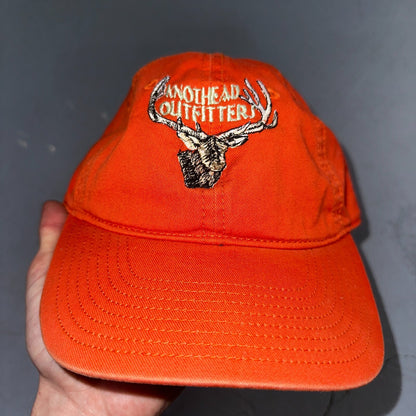Champion Deer Vintage Trucker Hat Knothead Outfitter Hunting Orange Baseball