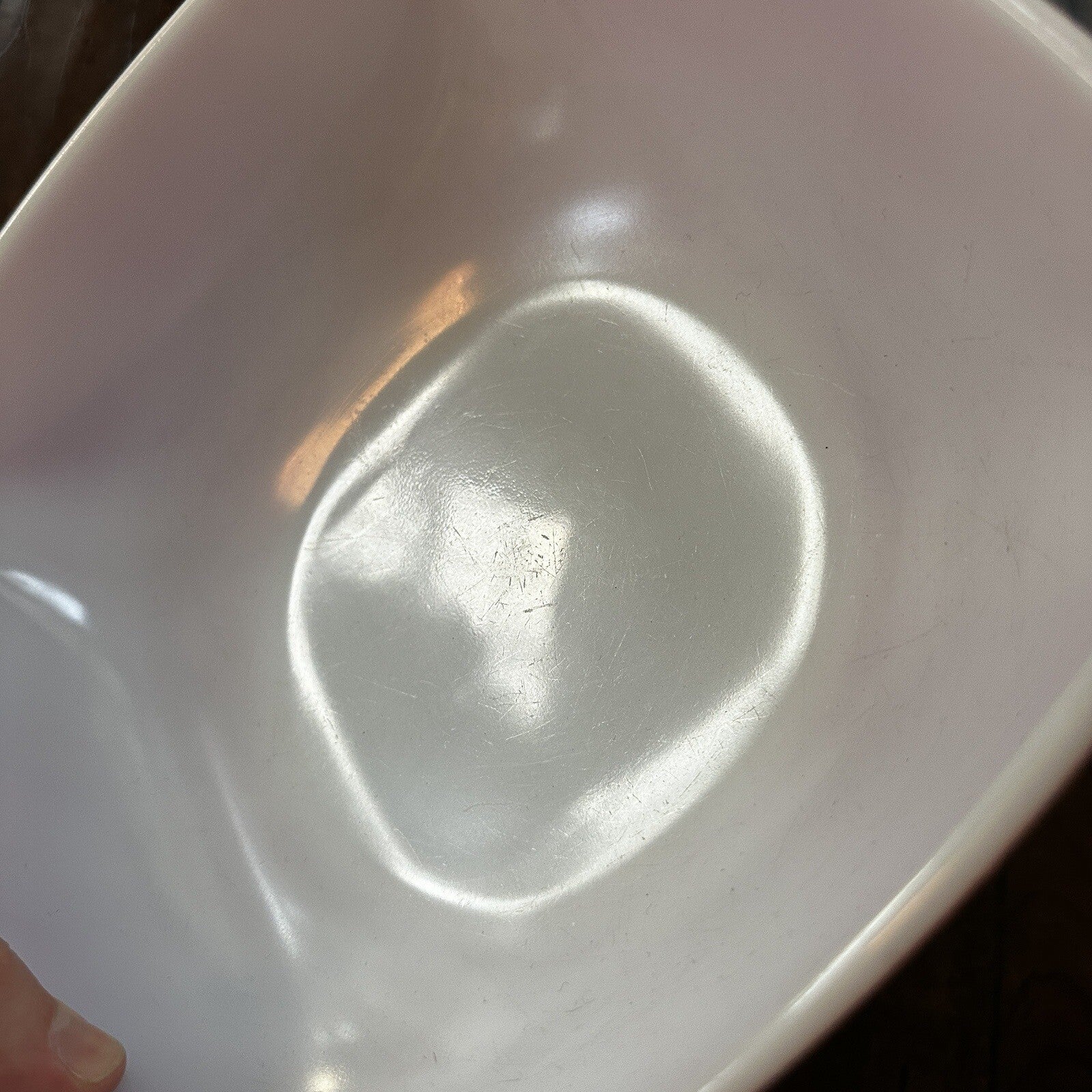 VTG RED PYREX 2.5 QT SQUARE CASSEROLE DISH 625B-025 Faded AMAZING