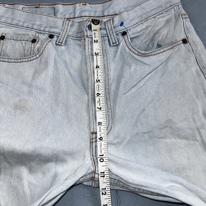 Levis 501 Vintage 90s USA XX Straight Leg Jeans Blue Light Wash 32x34 Act 29x26