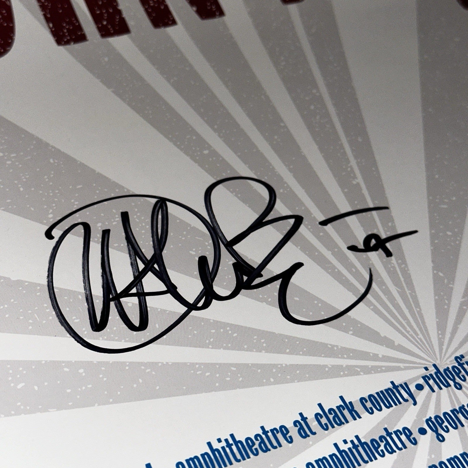 John Mayer Autographed 2007 Summer Tour Poster Signed Continuum Music 14×22