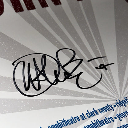 John Mayer Autographed 2007 Summer Tour Poster Signed Continuum Music 14×22