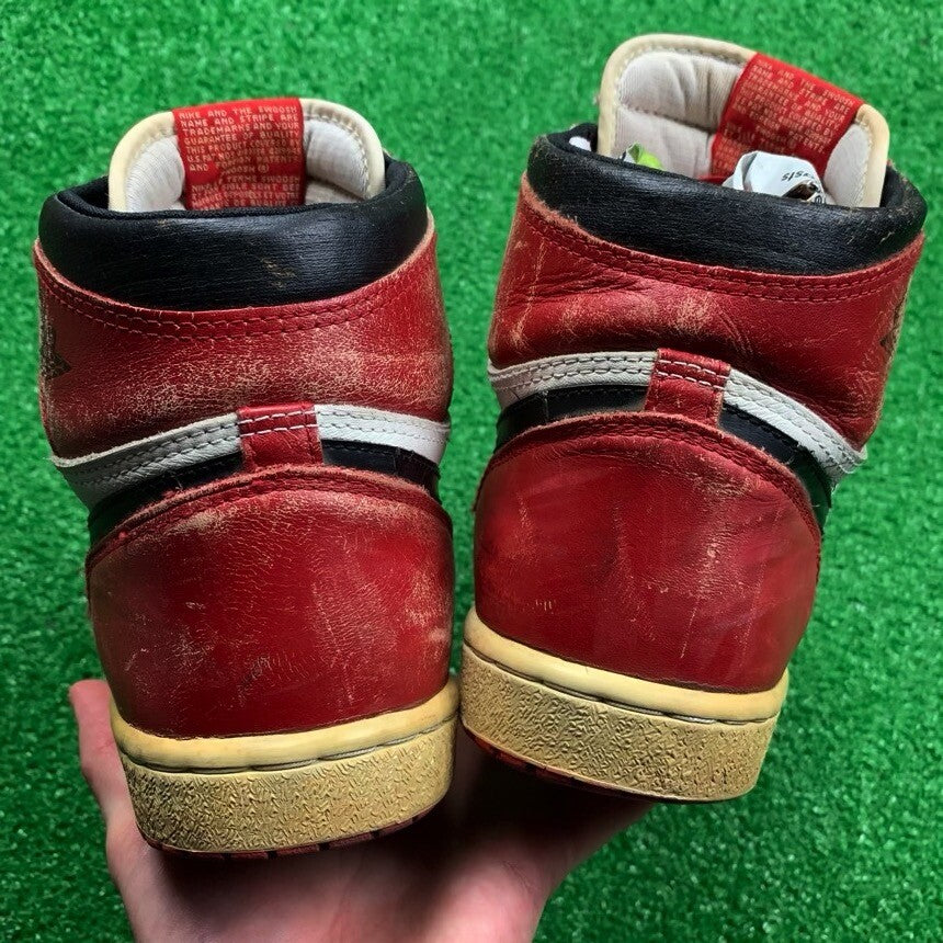 Nike OG 1985 Air Jordan 1 Chicago Red White Black Rare Vintage 85 9 Bred Royal