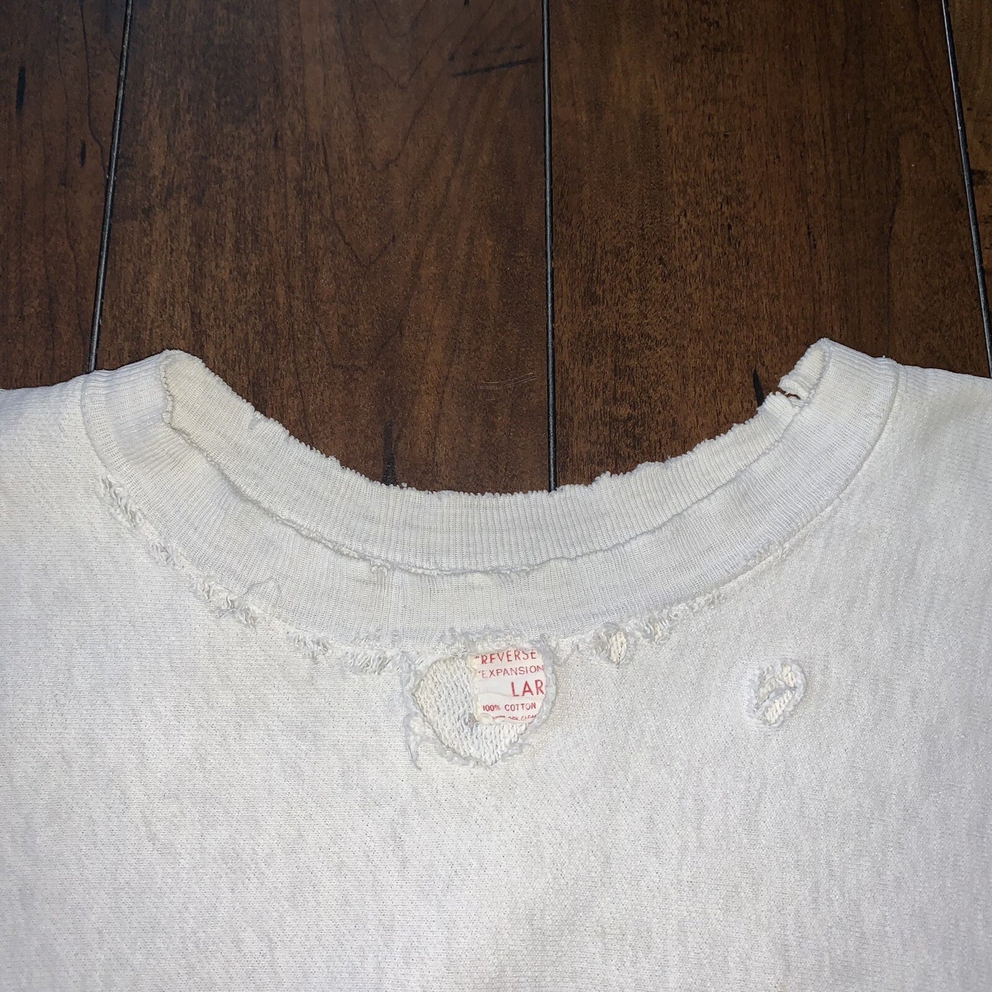 Vintage Champion 1960s True USA Reverse Weave Sweatshirt Gray Basic Crewneck 60s