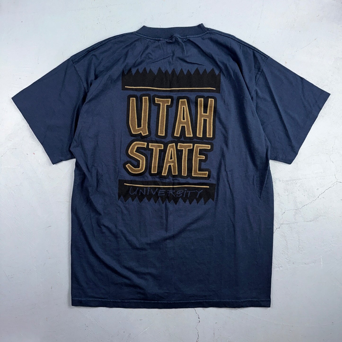Utah State USA 2XL VTG T Shirt Single Stitch College University Art Graphic