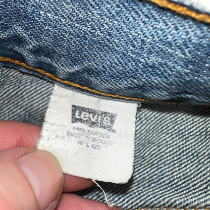 Levis 501 Vintage Y2K Mexico Straight Leg Jeans 31x32 90s Med Wash Act 30x30