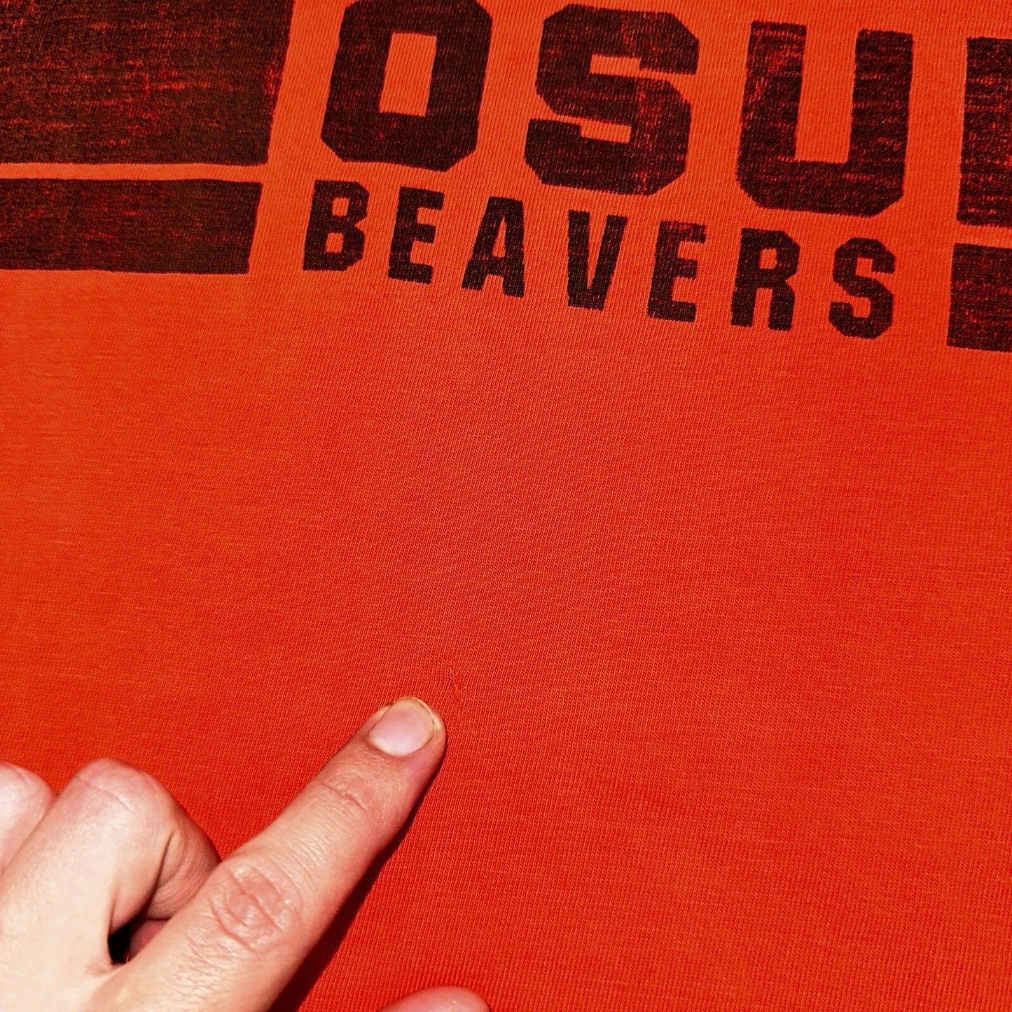 OSU Oregon State USA 70s 1970 VTG T Shirt USA Beavers RARE Single Stitch XL