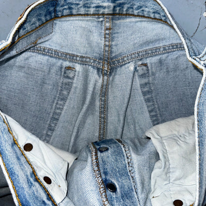 Levis 501 Vintage 90s USA XX Straight Leg Jeans Blue Light Wash 34x34 Act 32x32