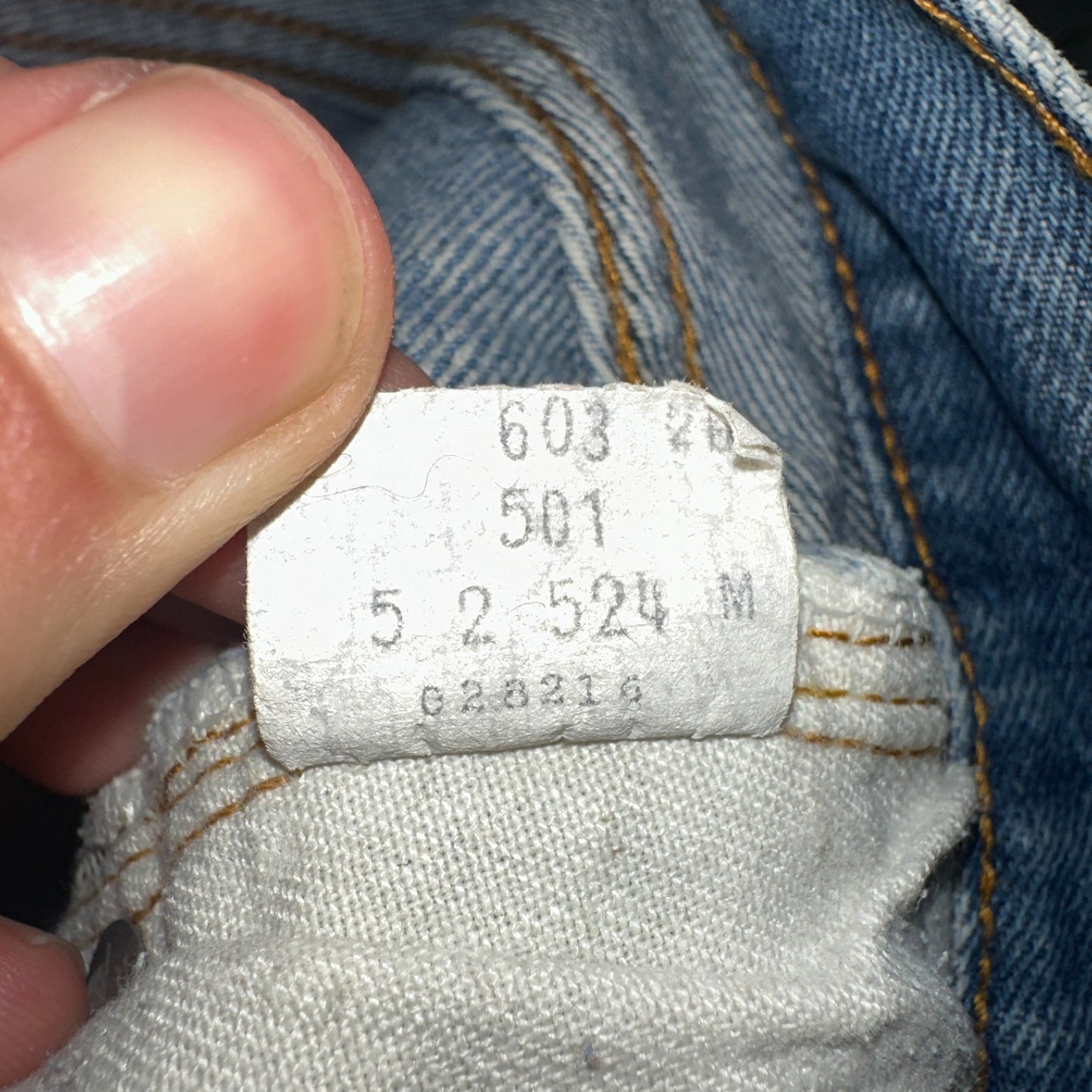 Levis 501 Vintage 80s Redline Selvedge USA XX Jeans Light Wash 48x30 Act 44x26