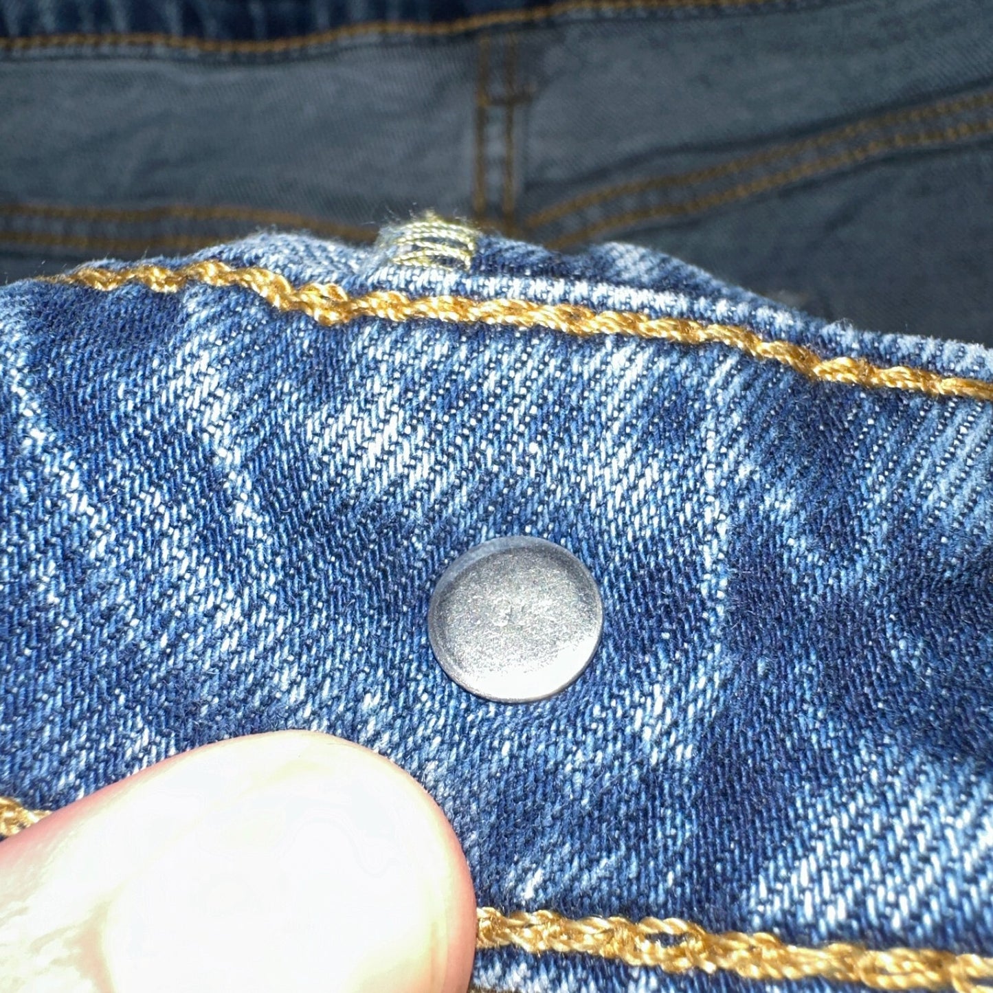 Levis 505 Vintage Y2K Jeans Blue Med Wash Zipper Fly Straight 36x32 Act 36x31