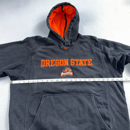 Nike Oregon State University Hoodie Mens M Center Swoosh VTG Y2K 90s Beavers