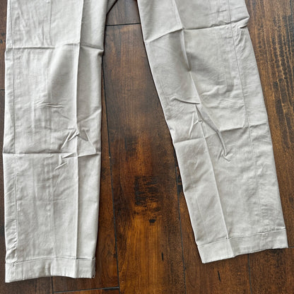 VTG 60s Brown Dress Pants Trousers Talon Fly Size 26x29 1960s Slacks Light