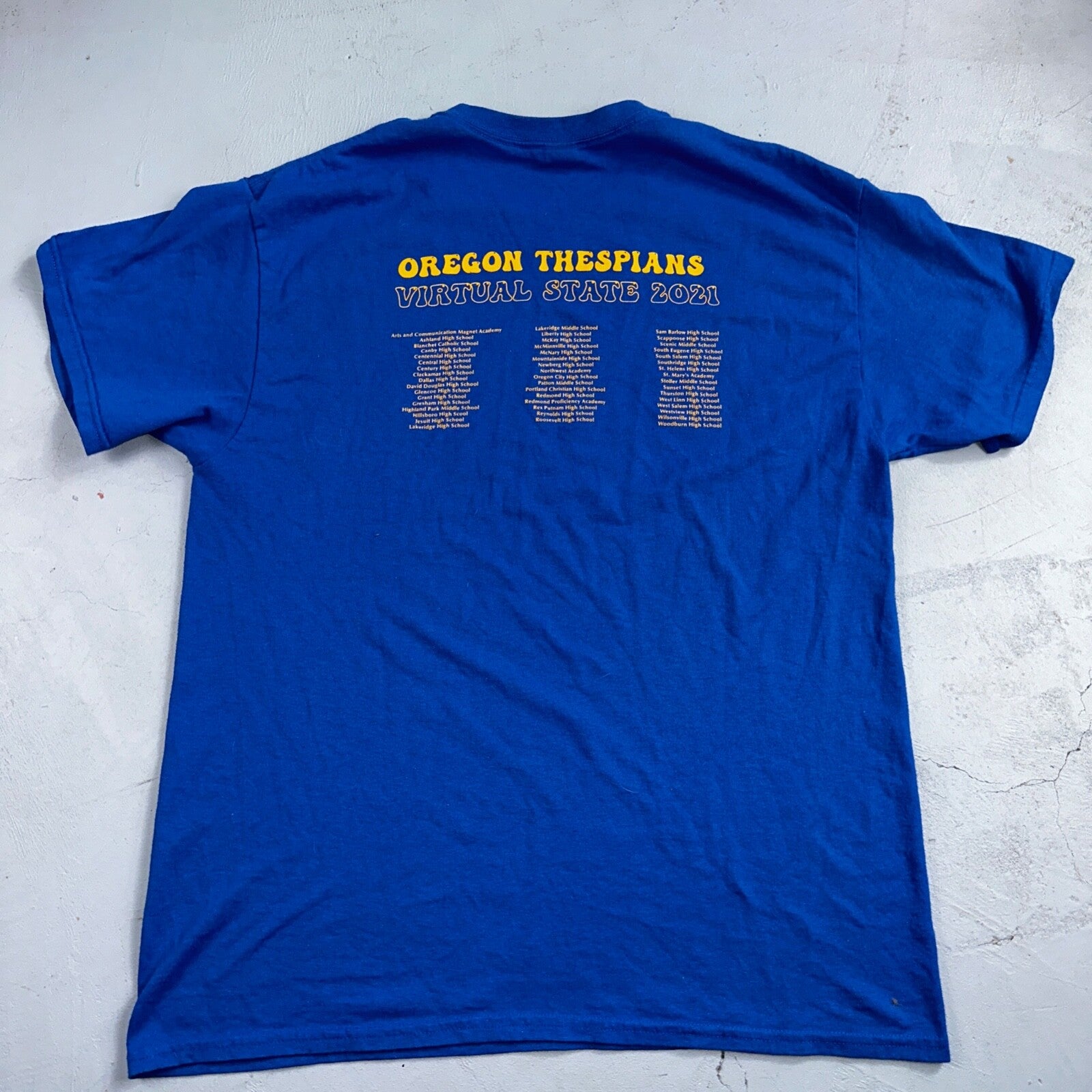 Thespian Society Art Oregon Out Of This World T Shirt Fun Cute Acting Theatre