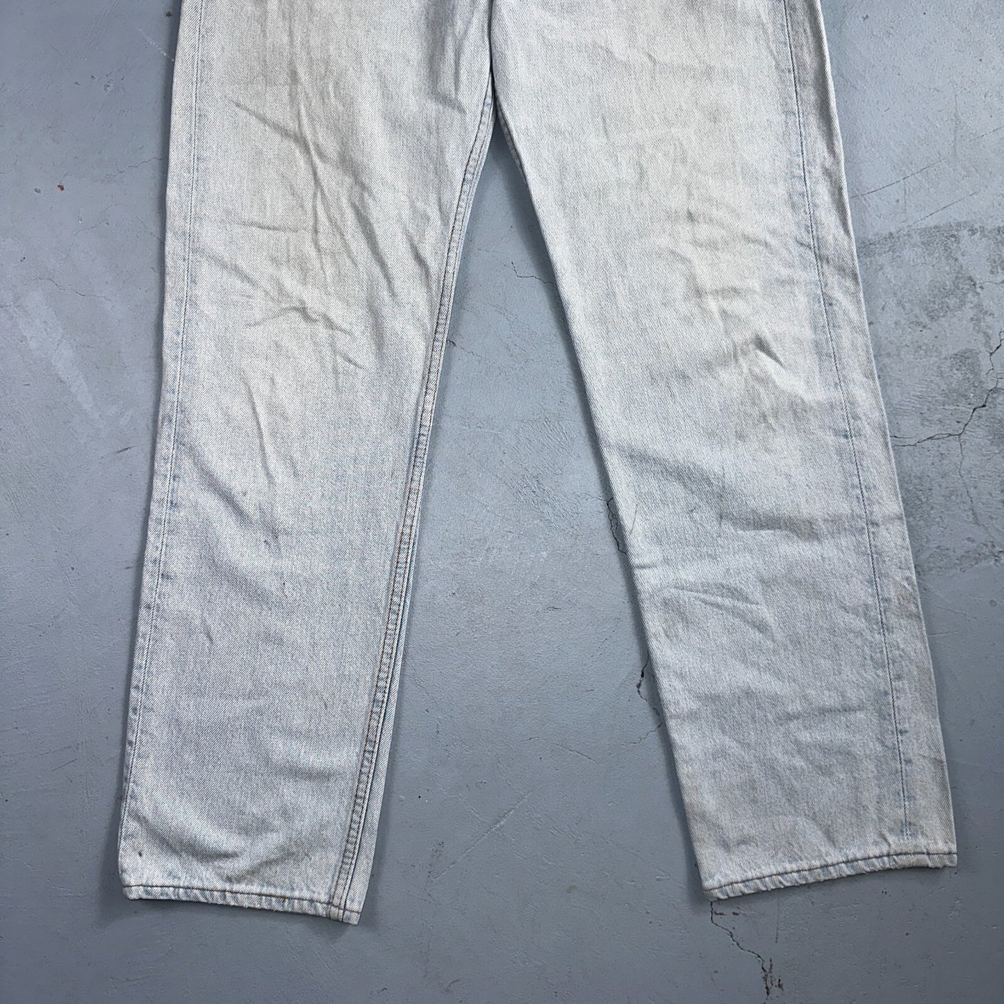 Levis 501 Vintage 90s USA XX Straight Leg Jeans Blue Light Wash 33x30 Act 31x29