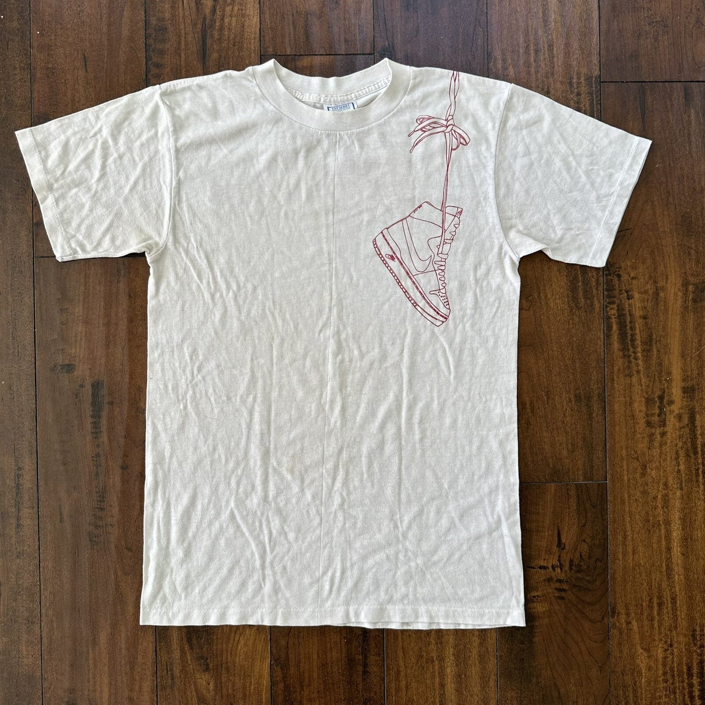 Nike Vintage T Shirt Mens Over The Shoulder Airship Jordan Dunk 80s Outline RARE