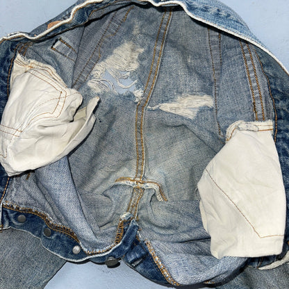 Levis 501 Vintage 70s SS Redline Selvedge USA 66 Jeans Thrashed 31x34 Act 29x30