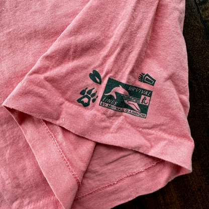 Church Elgin Oregon Vintage T Shirt Anvil Single Stitch Pink Cool Jesus Love Rap