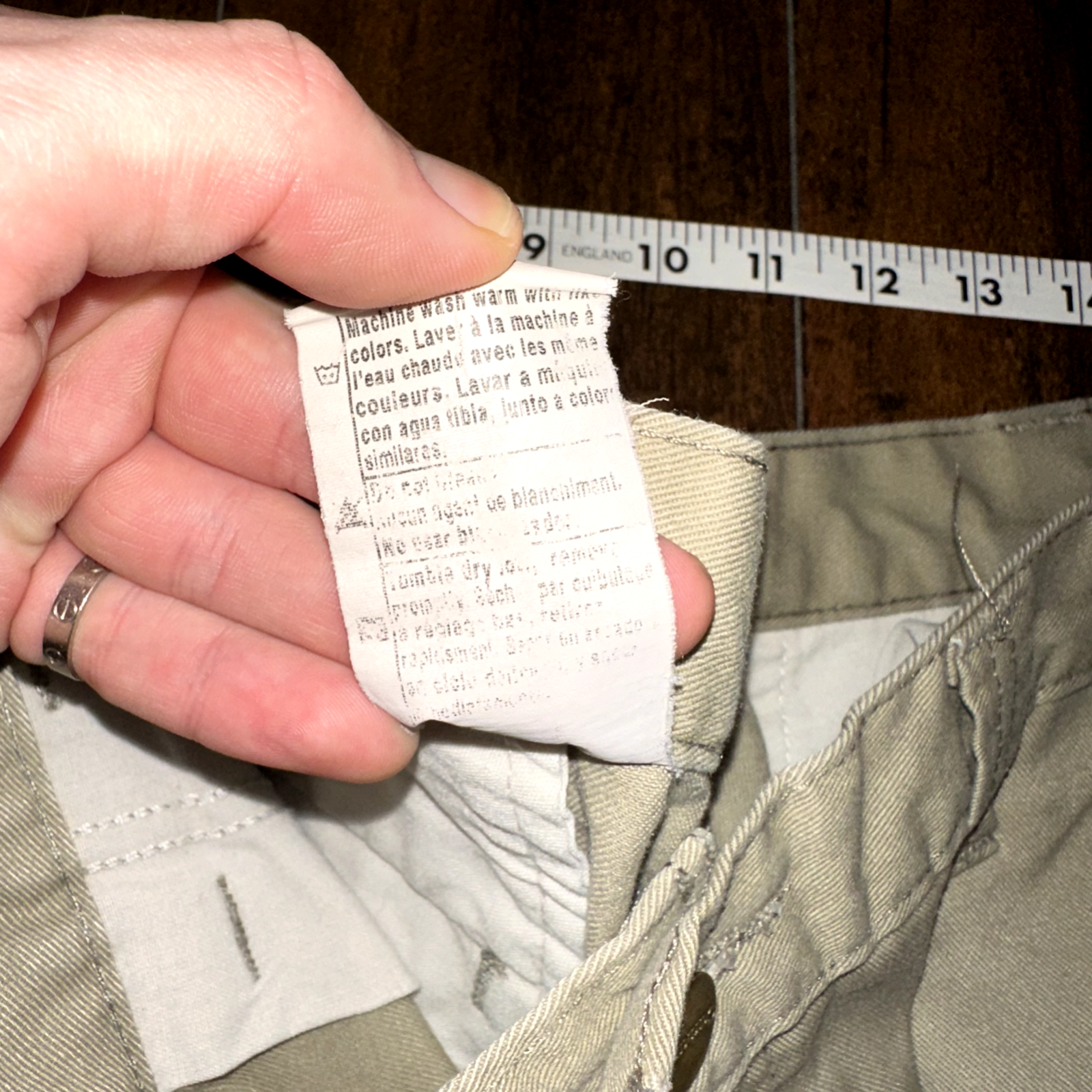 Carhartt Pants Mens Tan 34x29 Chinos Straight Leg Flat Front Workwear Relaxed