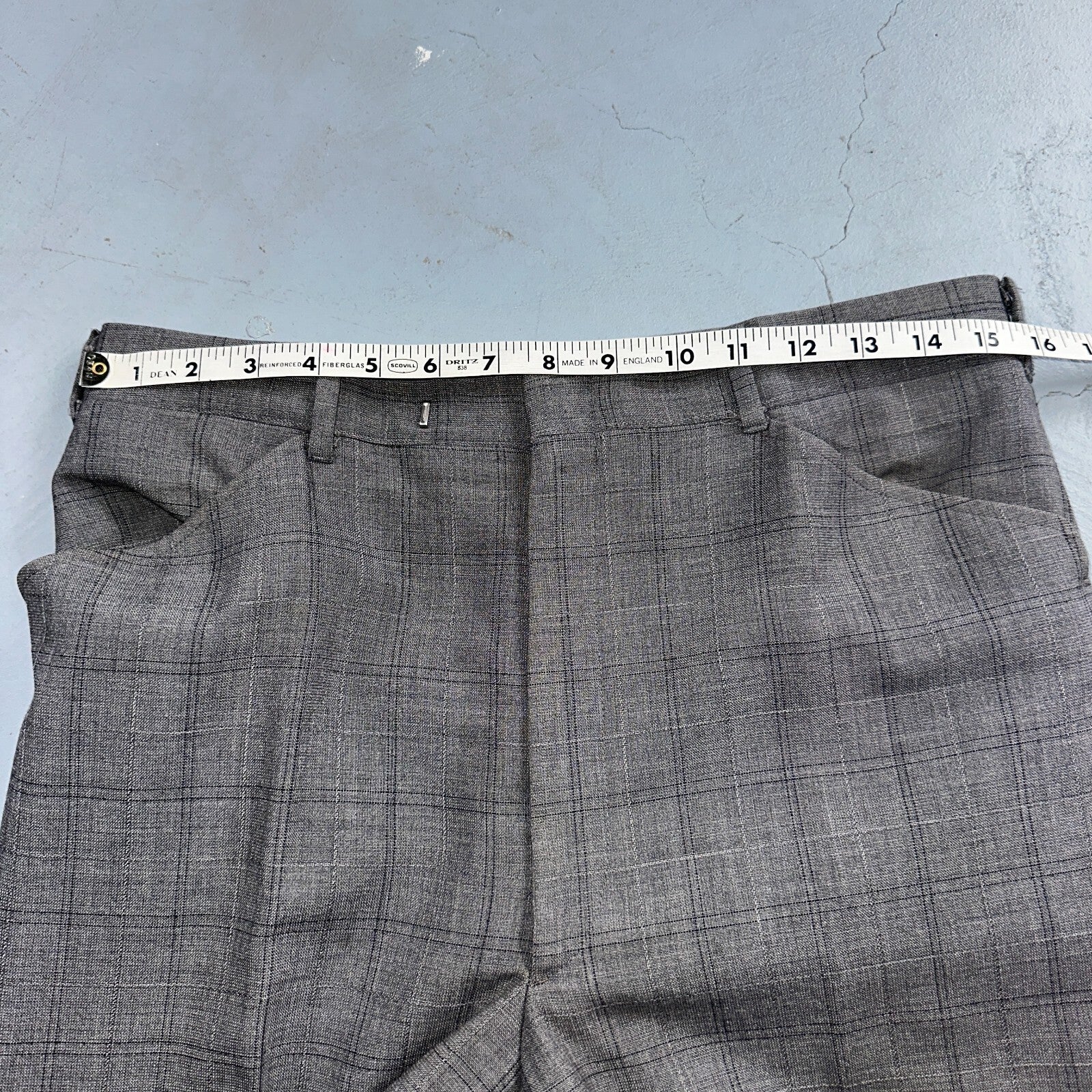 VTG Mens 2 PC Suit 38 Jacket Coat Pants Gray Rockabilly 60s 1960s Petrocelli