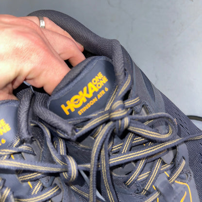 Hoka One One Mens Stinson ATR 6 1110506 OBSF Black Running Shoes Sneakers Sz 8