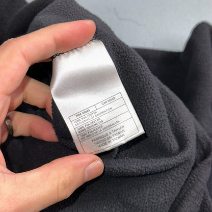 Nike Therma Quarter Zip Training Top Mens S Black Pullover Fleece Lined VTG