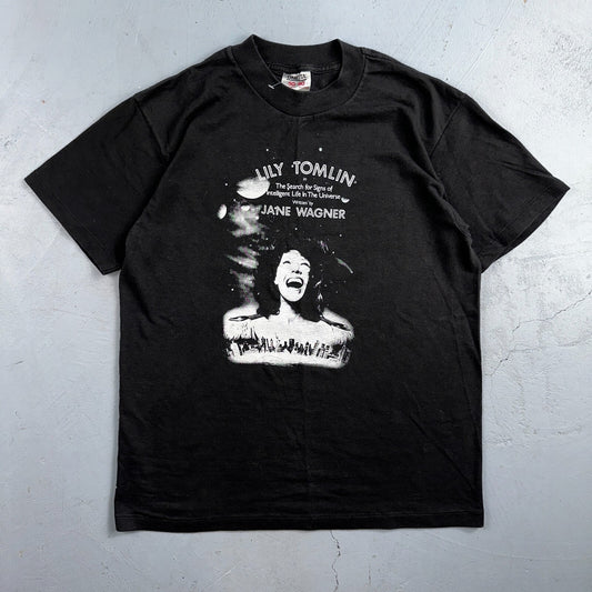 Oneita Lily Tomlin Search Intelligent Life Universe VTG T Shirt Horror Movie Rap