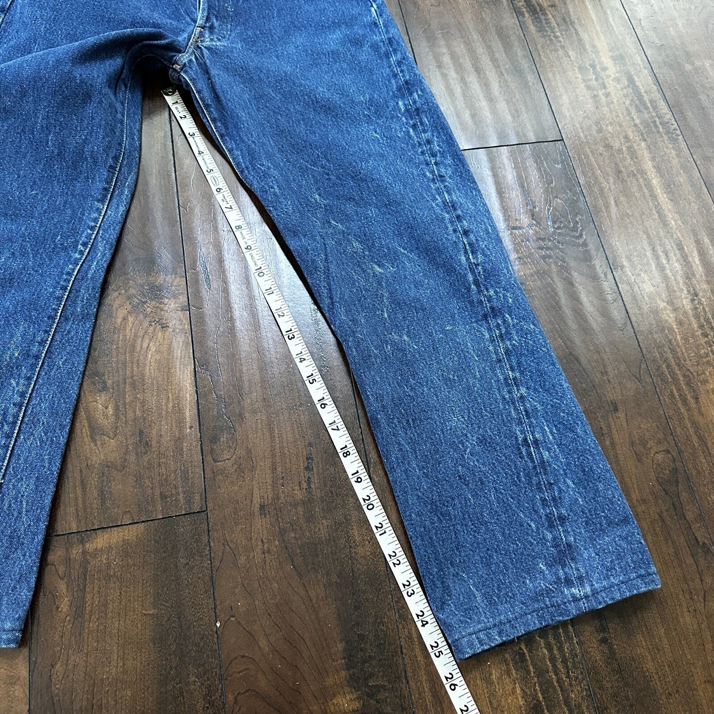 Levis Vintage 80s Redline Selvedge USA 501 XX Jeans 66 70s Dark 28x34 Act 24x25