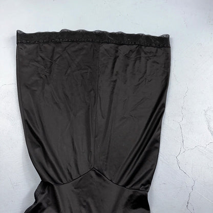 VTG Vanity Fair 1970s Lingerie Slip Dress Sleepwear Full Sweep Nightgown Lace