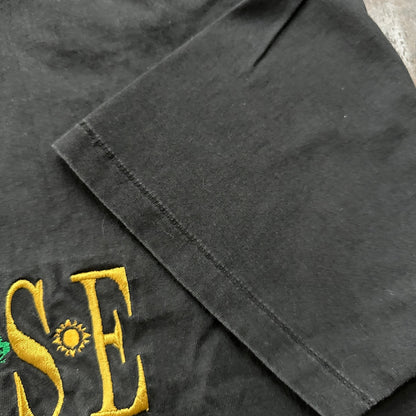 San Jose California Oneita Vintage T Shirt Rap Black Tee Simple Embroidery