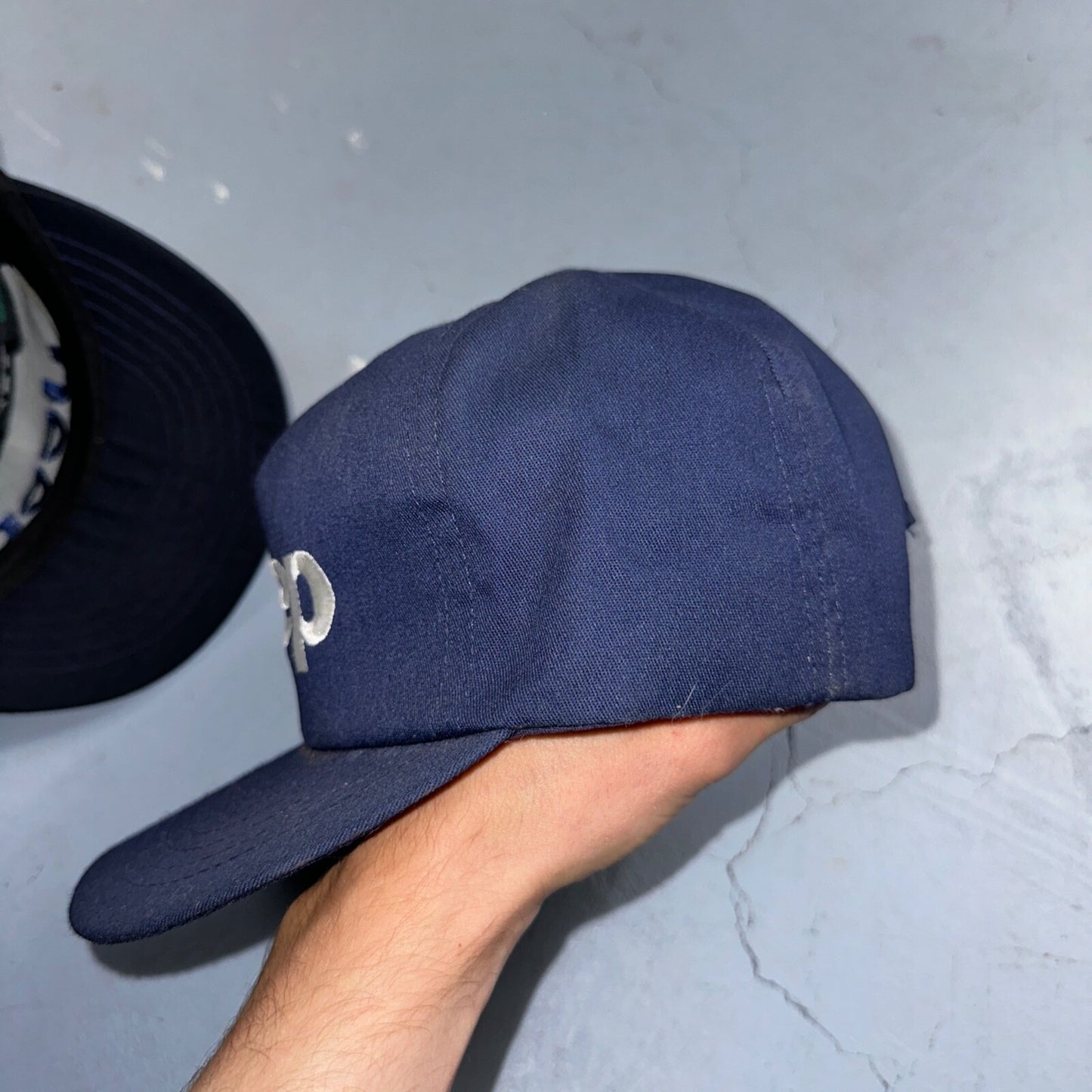 Jeep Lot of 2 VTG Hat Cap Snapback Trucker Embroidered Cars Trucks Set