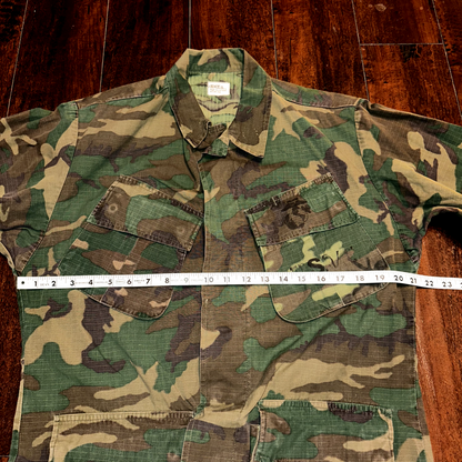 USMC 1968 Military Camouflage Wind Resistant Poplin Coat Camo Jacket Alpha 60s