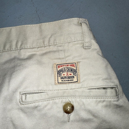 Polo Ralph Lauren Chino Pants Men's Size 29x31 Vintage Authentic Dry Goods