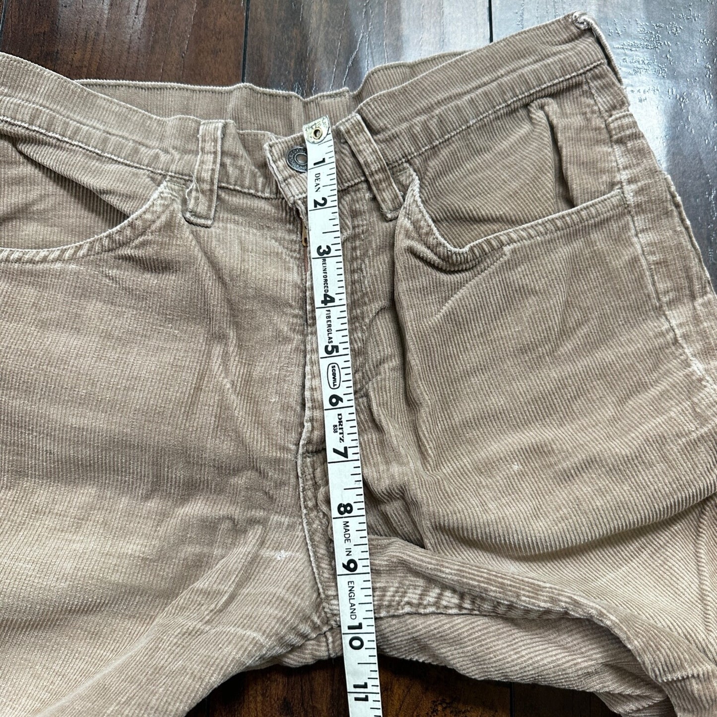 VTG Levi's 684 Corduroy Pants Bell Bottom USA 28x29 Boot Cut 1970s 70s Brown