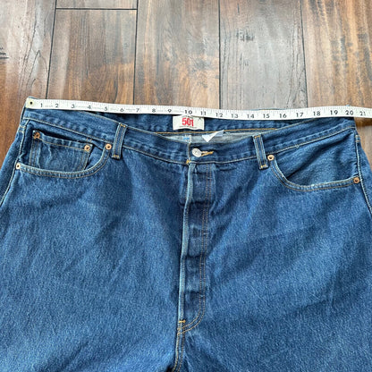 Levis 501 Vintage Y2K XX Straight Leg Jeans 44x32 Med Wash 2000s Act 40x29
