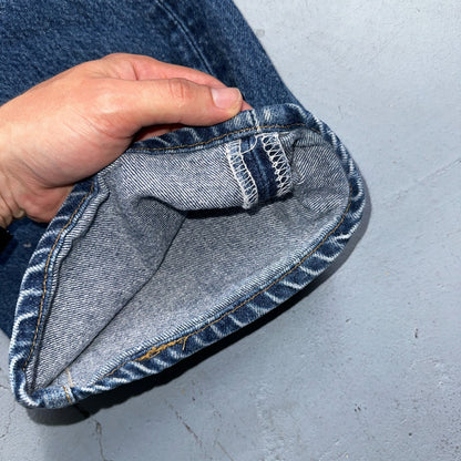 Levis 501 Vintage 90s USA XX Straight Leg Jeans Blue Med Wash 44x32 Act 40x28